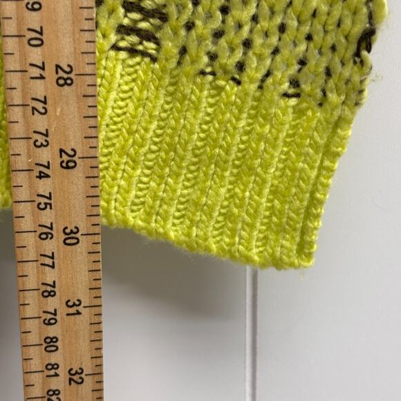 BCBG Maxazria Boho Hippie Knit Poncho Sweater‎ Size S/M Cozy Hipster Oversized - Picture 6 of 7